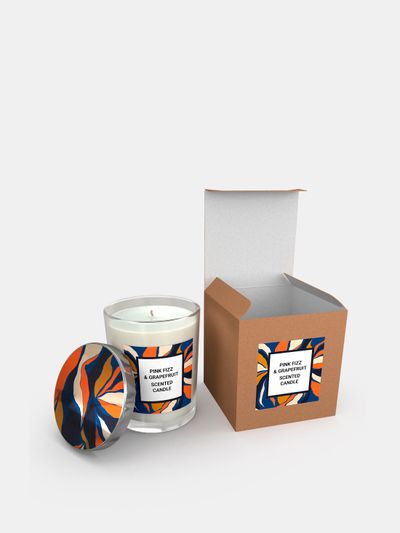 custom printed candles