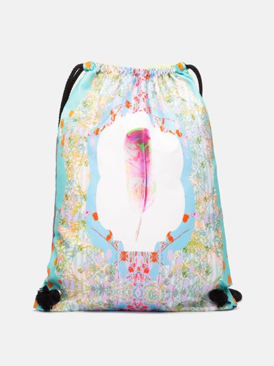 custom printed drawstring bag for sports