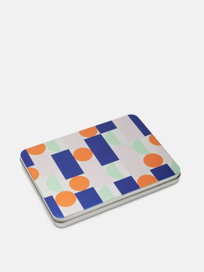 Custom Tin Box With Hinged Lids