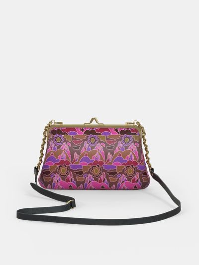 design your own metal frame clutch bag