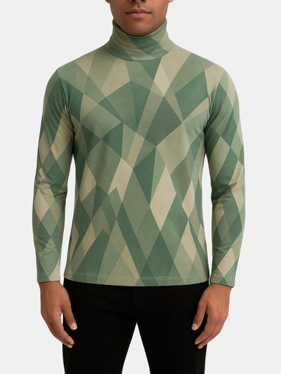 Jersey Turtleneck Shirt