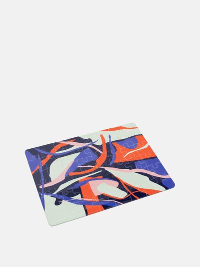 plastic jigsaw puzzle printed with artwork