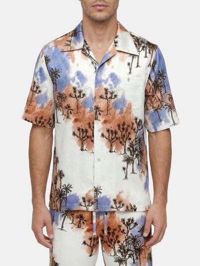 printed camp collar shirts