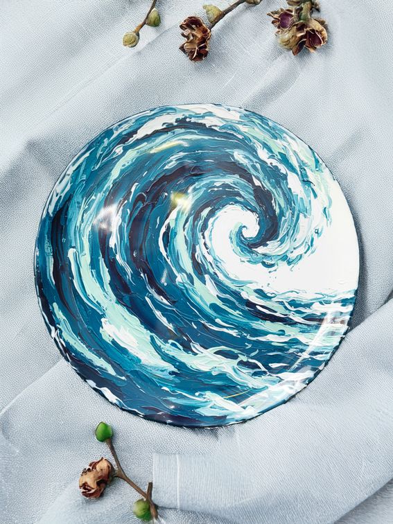 printed plates for the wall