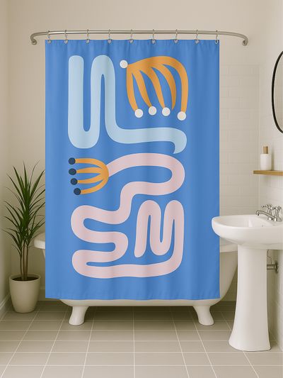 shower curtain handmade
